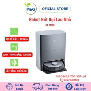 Robot hút bụi lau nhà Ecovacs Deebot X1 Omni - Bản nội địa