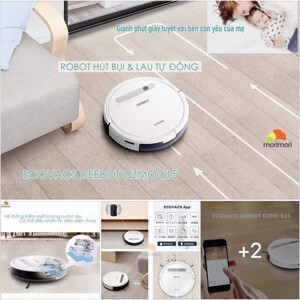 Robot hút bụi lau nhà Ecovacs Deebot Ozmo 615