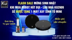 Robot hút bụi lau nhà Kuchen KU PPR8881