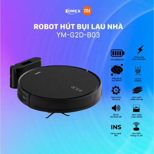 Robot hút bụi lau nhà Lydsto G2D