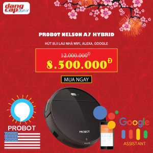 Robot hút bụi lau nhà Probot Nelson A7 Hybrid