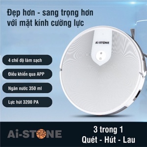 Robot hút bụi lau nhà thông minh Ai-STONE V6S Pro