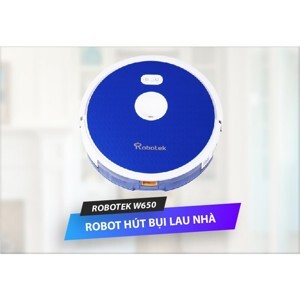 Robot hút bụi lau nhà thông minh Robotek W650