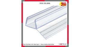 Ron cửa kính Hafele 135° cho kính 8-10mm 950.50.006