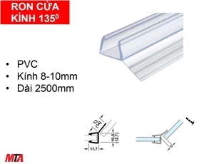 Ron cửa kính Hafele 135° cho kính 8-10mm 950.50.006