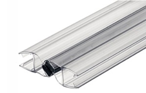 Ron cửa kính nam châm 180 độ cho kính 10-12mm Hafele 950.50.031