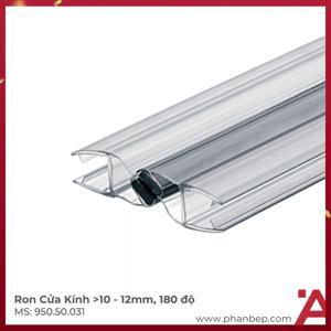 Ron cửa kính nam châm 180 độ cho kính 10-12mm Hafele 950.50.031