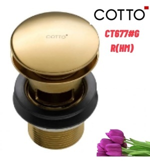 Rốn nhấn chậu Cotto CT677#WH (GR)