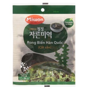 Rong biển Hàn Quốc (cắt sẵn) Miwon gói 20g