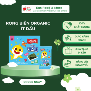 Rong biển Organic Pink Fong 36g (12M+)