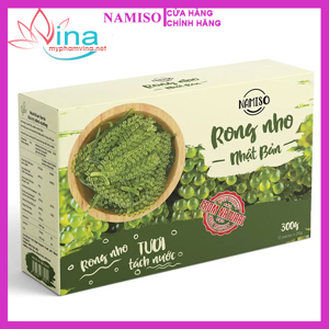 Rong nho tách nước Namiso – Hộp 12 Gói 300g