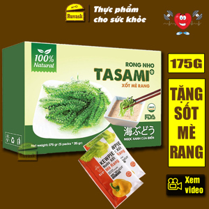 Rong nho Tasami xốt mè rang hộp 5 gói x 35g