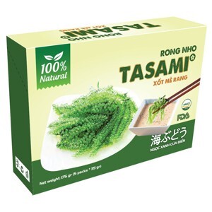 Rong nho Tasami xốt mè rang hộp 5 gói x 35g