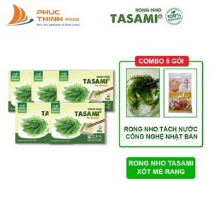 Rong nho Tasami xốt mè rang hộp 5 gói x 35g