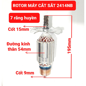 Rotor máy cắt sắt 2414NB Makita 510240-7