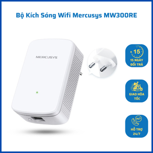 Router - Bộ phát wifi Mercusys MW300RE 300Mbps