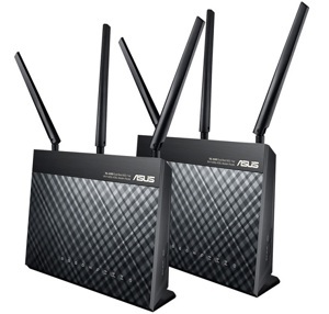 Router - Bộ phát wifi Mesh Asus RT-AC68U - 2 pack