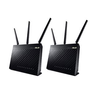 Router - Bộ phát wifi Mesh Asus RT-AC68U - 2 pack