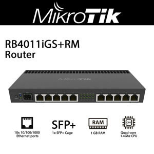 Router - Bộ phát wifi MikroTik RB4011iGS+RM