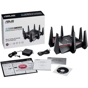 Router - Bộ phát wifii Gaming ba băng tần Asus RT-AC5300