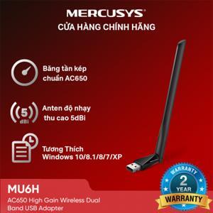 Router Mercusys USB MU6H Băng Tần Kép 633 Mbps