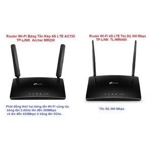 Router TP-Link Archer MR200 4G LTE AC750
