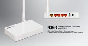 Router Wireless Totolink N3GR hỗ trợ USB 3G