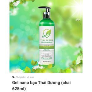 Rửa tay khô gel nano bạc thái dương 480ml