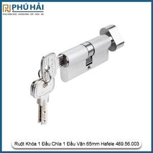 Ruột khoá 1 đầu chìa 1 đầu vặn Häfele 71mm 489.56.004