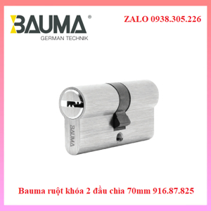 Ruột khóa 2 đầu chìa Bauma (Hafele) 916.87.825