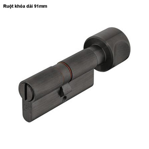 Ruột khóa cho cửa phòng vệ sinh 91mm đen mờ Hafele 916.64.952