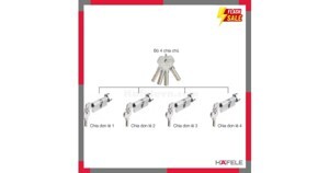 Ruột khóa master key Hafele 489.56.411