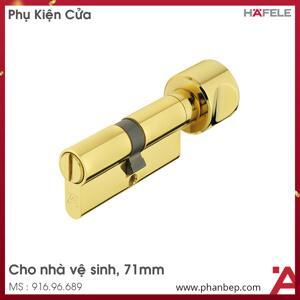 Ruột khóa wc 71mm màu đồng bóng Hafele 916.96.689