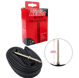 Ruột xe đạp Kenda 700x18/23C dài 80mm (van Pháp)