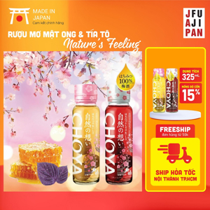 Rượu mơ Choya hoa anh đào - 325ml