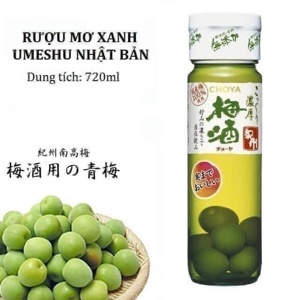 Rượu mơ xanh Choya Kishu 720ml