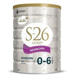 Sữa bột S-26 Gold Newborn 1 - hộp 900g (dành cho trẻ từ 0 - 6 tháng)