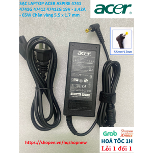 Sạc Acer Aspire 4741Z, 4741ZG, 4741G