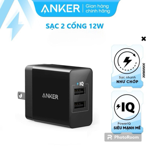 Sạc Anker PowerPort 2 A2021 - 2 cổng, 24W