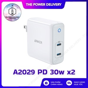 Sạc Anker PowerPort Atom PD 2 (GaN Tech) 60W (2 PD) - A2029