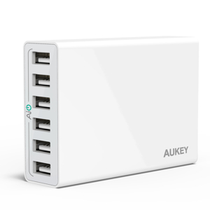 Sạc Aukey PA U14 50W - 6 Cổng