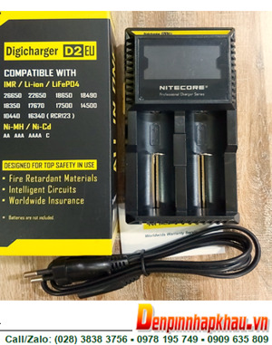 Sạc đa năng LCD NiteCore D2