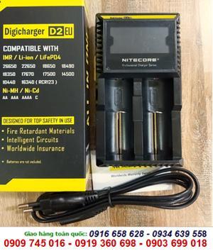 Sạc đa năng LCD NiteCore D2