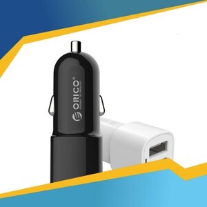 Sạc điện thoại 2 cổng USB trên ô tô Orico UCL-2U