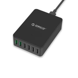 Sạc điện thoại Orico USB QSE-6U - 6 Cổng