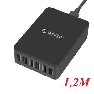 Sạc điện thoại USB 6 cổng 2.4A Orico CSE-6U