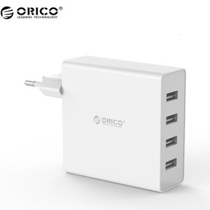 Sạc điện thoại USB Orico DCW-4U - 4 cổng 2.4A