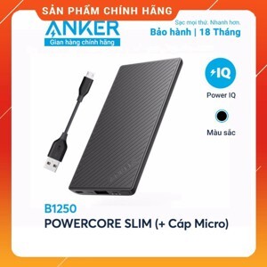 Sạc dự phòng Anker Powercore Slim 5000mAh A1250011