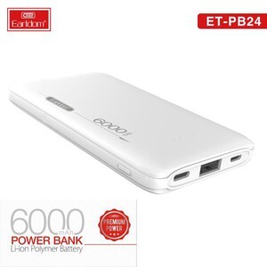 Sạc dự phòng Earldom PB - 24 6000 mAh