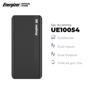 Sạc dự phòng Energizer UE10054BK 10.000mAh